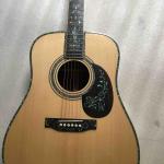 AAAA All Solid Europe Spruce Dreadnought D45AA Shape Acoustic Electric Guitar