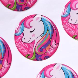Quality 25mm Circle Epoxy Dome Sticker Suppliers 3d PE PP PVC PET Waterproof wholesale