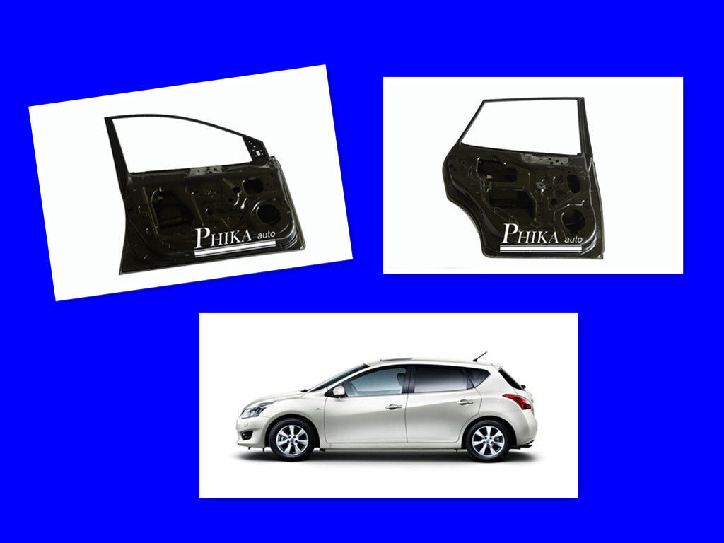 Durable Sheet Car Door Replacement Panels Nissan Tiida / Versa 2012 Use