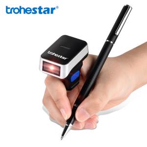 Quality Trohestar N8 2D 4mil Bluetooth Finger Barcode Scanner wholesale