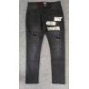 Buy cheap factory manufacturer custom logo wholesale stretch denim pants fashion high from wholesalers