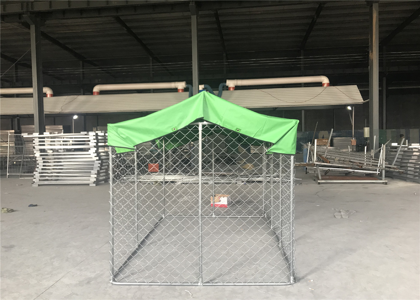 dog kennel, cheap chain link dog kennels,Chain Link Portable Yard Kennel