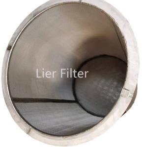 Quality Dia 3-6mm Aperture Industrial Basket Strainer Easy To Clean wholesale