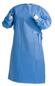 Quality Reinforced Disposable Medical Gowns , Sterile Protective Gown Non - Allergenic wholesale