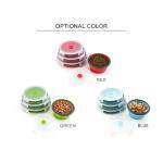 4pcs Round Silicone Folding Lunch Box 350 500 800 1200ML