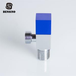 Quality Aluminum Blue Handle 140g 90D Toilet Angle Valve wholesale
