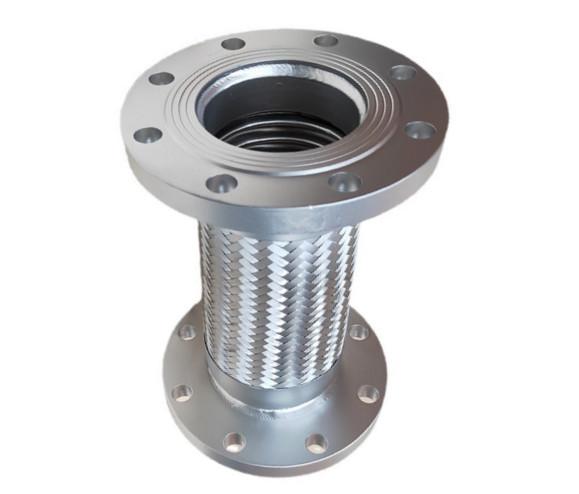 DN250 PN16 Stainless Steel Metal Flexible Hose Flange Connection Liquefied