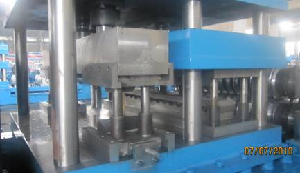 2 - 4mm Thickness silo Culvert Sheet Metal Roll Forming Machine Track Cutting