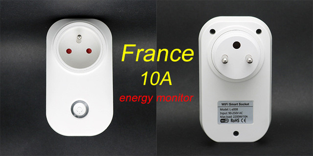Smart WiFi Power Plug Outlet Socket with 2PCS USB Port App Control Timer Function Compatible with Amazon Alexa Google