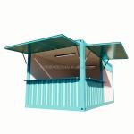 Customized Color Pop-up Shop Container Coffee Shop/Bar/Fast-food in 20FT Flat