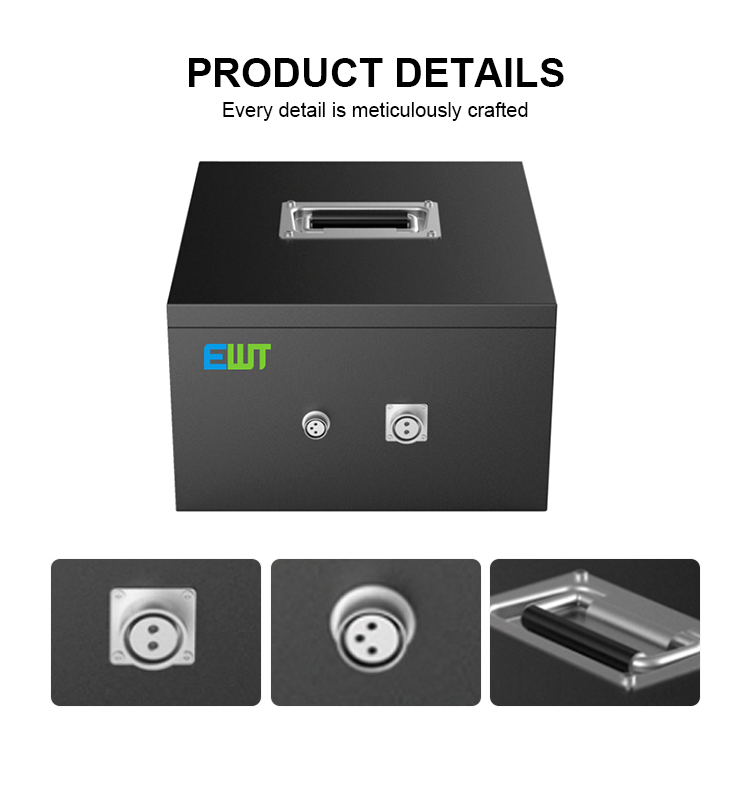 OEM / ODM Smart 24V Lithium Iron Phosphate Battery 96Ah 18650 Anode Material