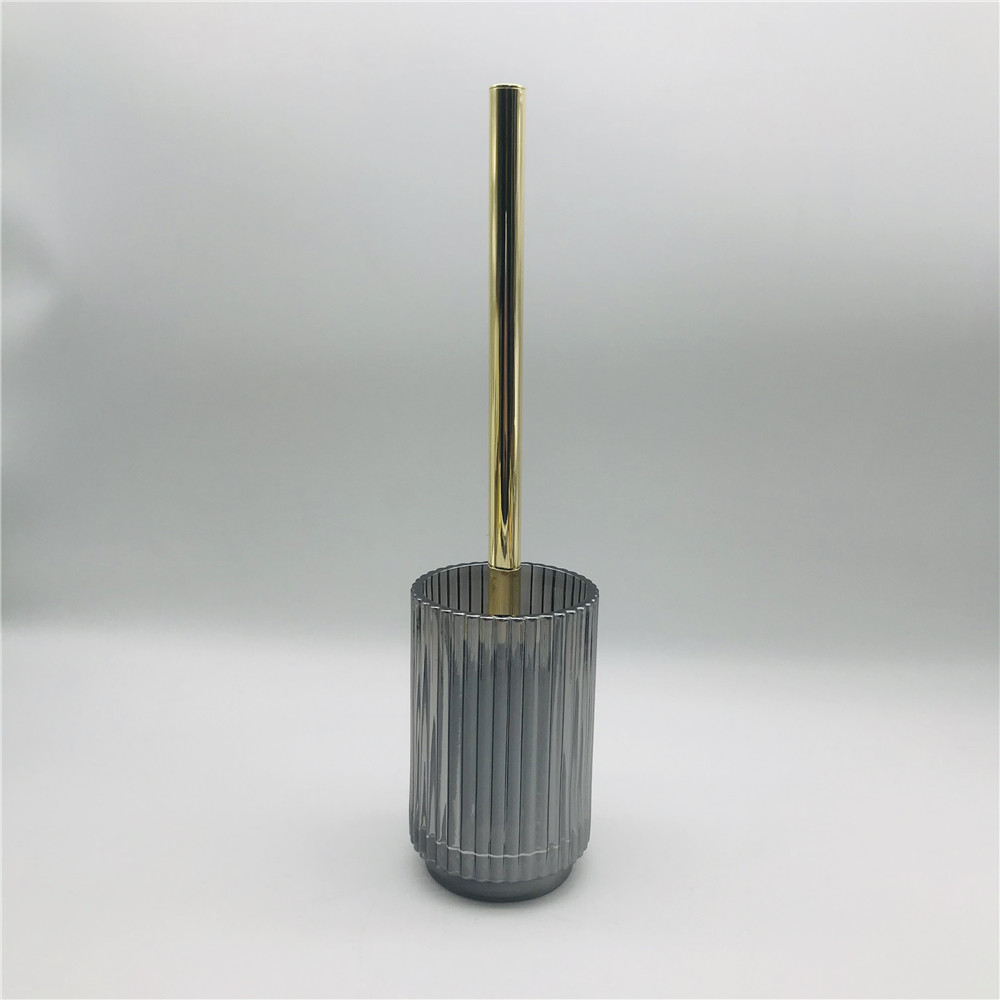 Ion Nickel Plated Glass Bathroom Accessories With Vertical Stripe