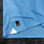 Blue Twill Football Team Jersey 100% Polyester Fiber Fan Durable