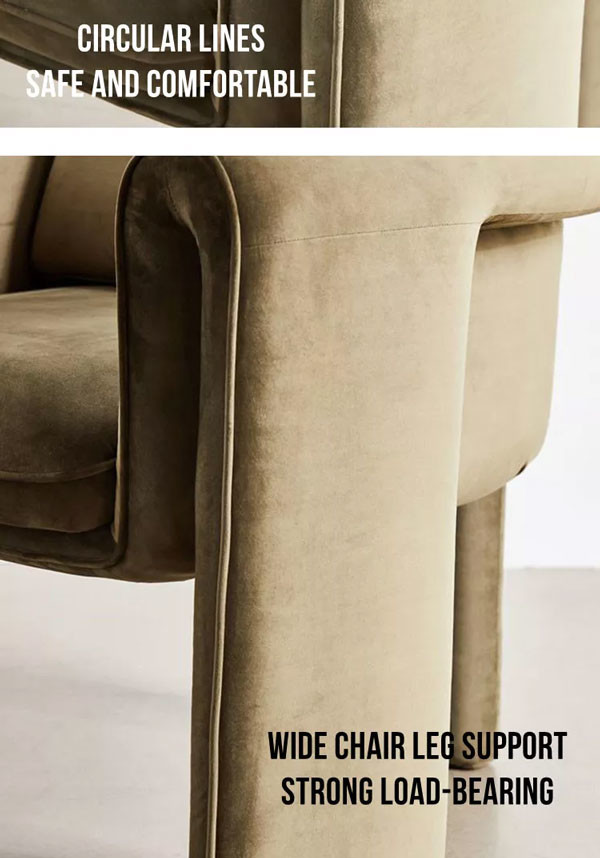 Chesterfield Single Armrest Sofa Chair Creative Bedroom Living Room Furniture