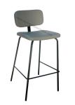 Durable PU Contemporary Bar Chairs Ergonomical Design Wear Resistance
