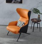Luxury Modern Fabric Leather Leisure Chair Designer Living Room Confoetable