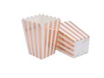 Pink Disposable Party Supplies Striped Assorted Designs Home Decoration