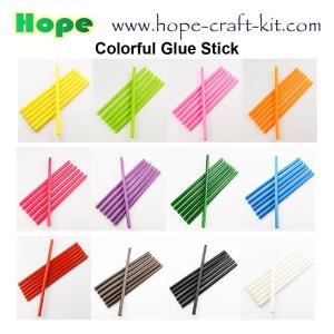 Quality Hot Melt Glue Sticks 7mm 11mm for kids Children hobbies DIY material tools White Yellow Transparent Assorted Colors wholesale