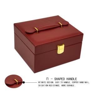 Quality Metal Fittings Velvet Inner Jewelry Packaging Case wholesale