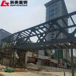 Prefabricated Steel Pedestrian Bridges , Modern Truss Bridge Steel Structure