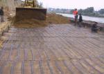 Grille Mesh Uniaxial Geogrid Linear Polymer Protective Soil 25KNM