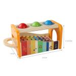 8 Notes Piano Kids Wooden Xylophone Instruments Educational Toys