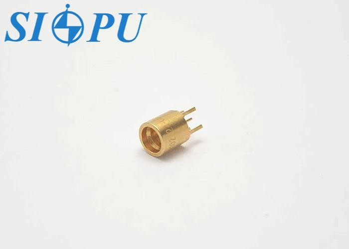 PCB Soldering SMP Male Microstrip RF Coaxial Connector Gold Plating