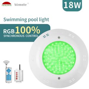 Quality IP68 AC12V VDE Led Swimming Pool Light 18W Synchronous Control wholesale