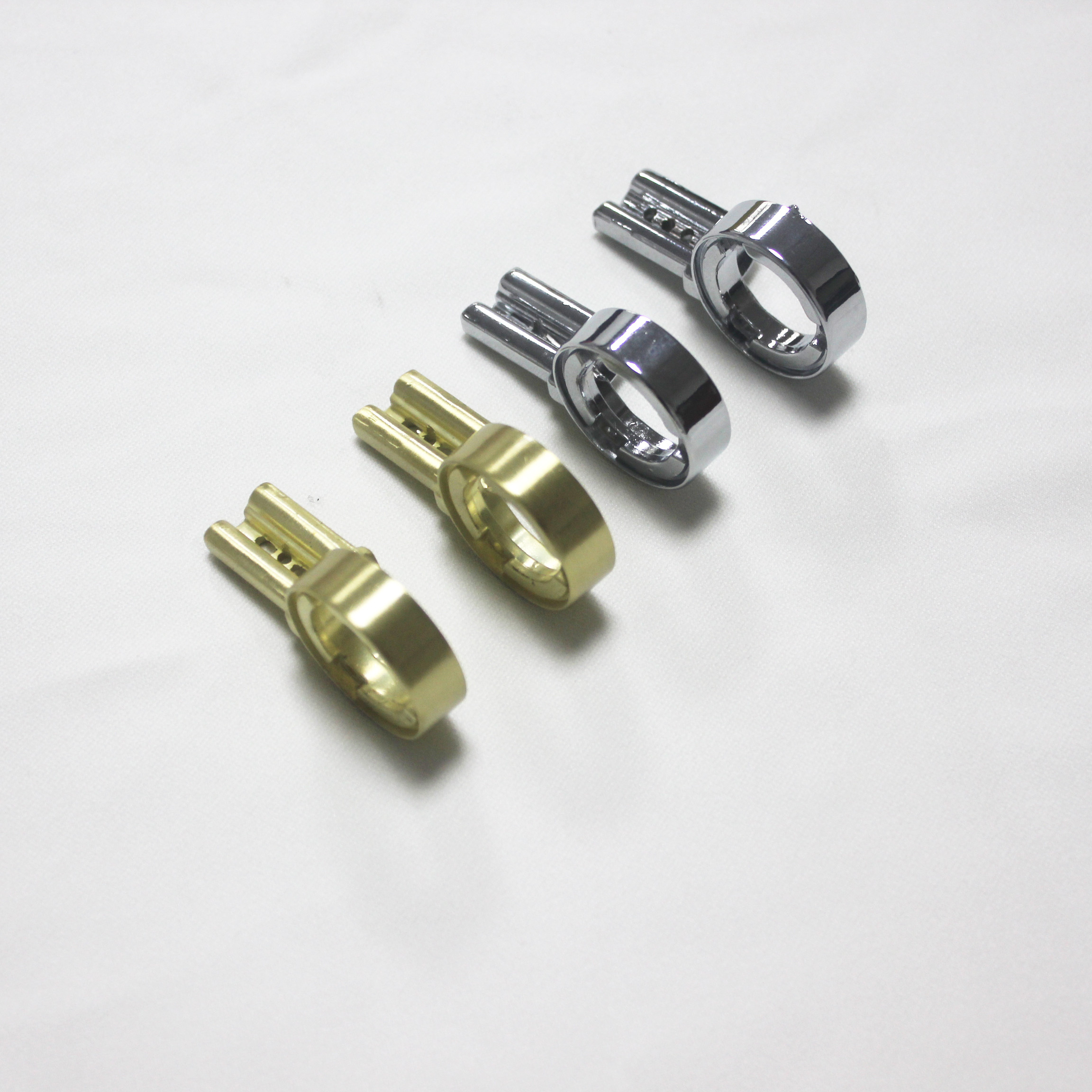 ISO9001 Rustproof Aluminum Die Casting Parts Plating Golden Surface