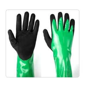 Quality Construction Workers Long Cuff Chemical Resistant Gloves wholesale