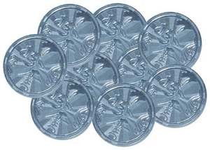 Custom Arcade Machine Spare Parts Antique Silver Metal Coin Tokens