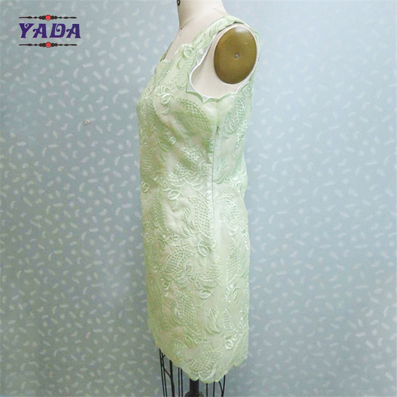 Lady lace sleeveless wholesale bulk women's slim fit dress party dresses for girls of 18 years old with low price