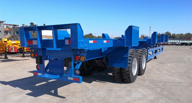40ft Yard Terminal Port Trailer Bomb Cart Semi Trailer for Nigeria