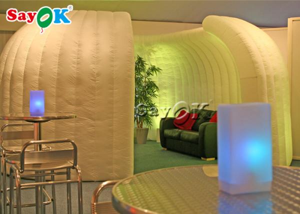 Inflatable Family Tent Custom 6.5x2.4mH Portable Inflatable Party Dome Tent For