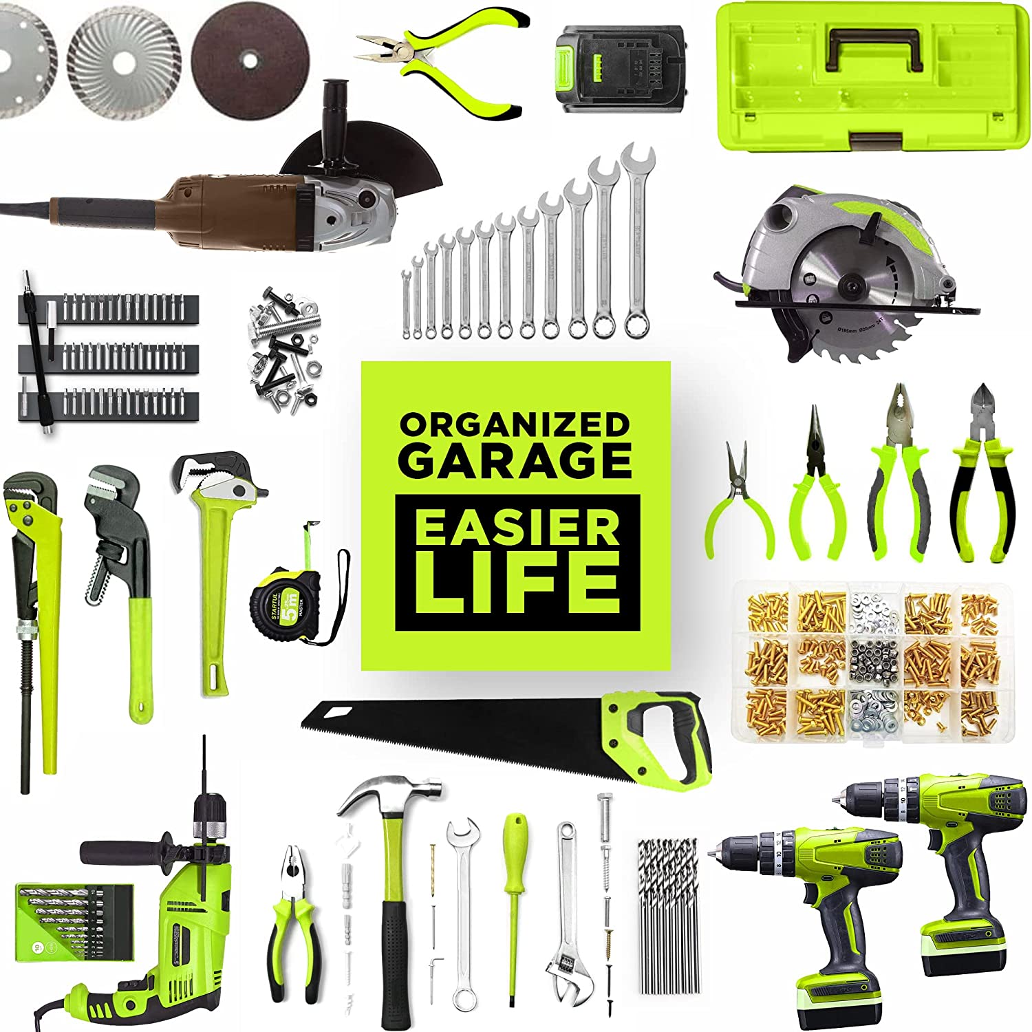 Electric Drill Metal Power Tool Storage Rack with Shelf Steel Q235B 1mm Thickness