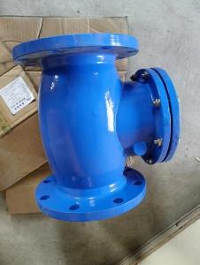 Quality cast iron DIN resilient seal flanged check valve wholesale