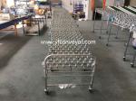 Flexible Crossed galvanized Steel Skate Wheel Conveyor