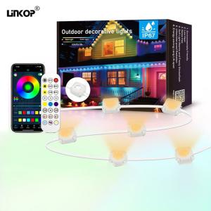 Quality Addressable Rgb IC Colorful IP67 Led Eave Light 24v Smart Wifi Outdoor Decorative Light wholesale