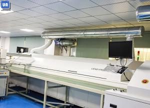 Quality PLC PC Hot Air SMT Reflow Soldering Machine With 10 Heating Zones wholesale