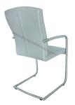 Polyurethane PU Upholstered Stainless Dining Chair Livingroom Chair Leisure