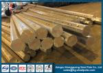 Flange Mode Steel 3.0mm 69KV Electrical Power Pole