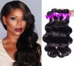 Double Weft 100% Virgin Human Hair Bundles Unprocessed Peruvian Body Wave Hair
