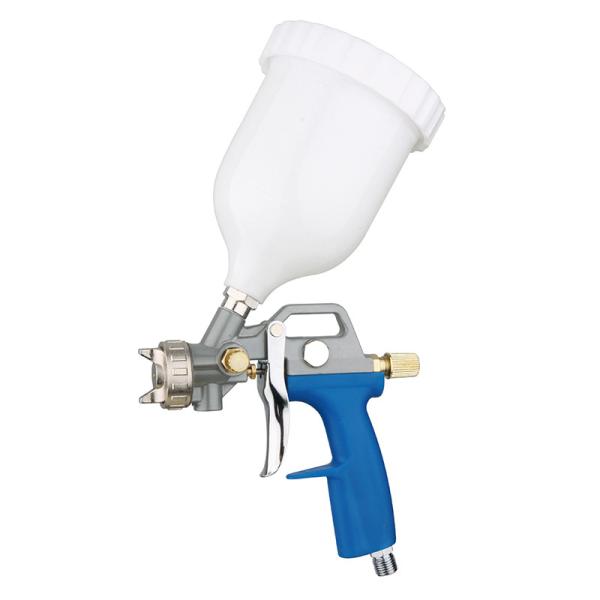 Airbrush Top Gravity Fed Spray Gun, 1.3mm Nozzle, 600ml Plastic Cup with Lid