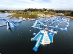 160mL*69mW Commercial Inflatable Aqua Park For Lake Sea
