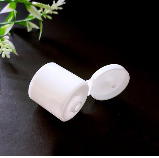 White Flip Top Lids Plastic Easy Open Natural Color Different Size For Pet