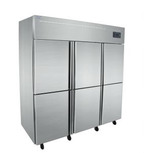 Quality Six Doors Air Cooled SUS Shell Restaurant Refrigerator wholesale