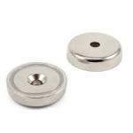 neodymium magnet pots factory/ndfeb magnet pots with hook for sale