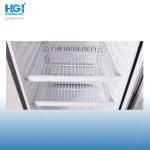 310L Glass Door Durable Using Commercial Upright Showcase Cooler For Beverage