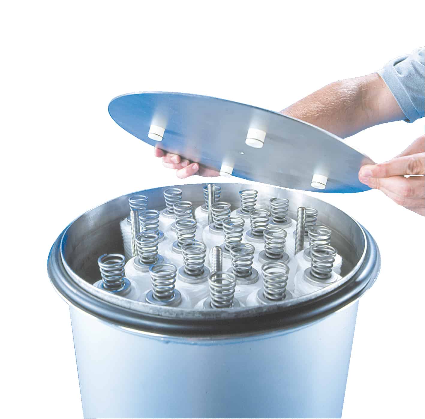 62KG Weight Multi Cartridge Filter Housings for Coconut Oil Processing Machine