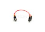 FC LSZH Duplex Fiber Optic Patch Cord For CATV System Length Customized